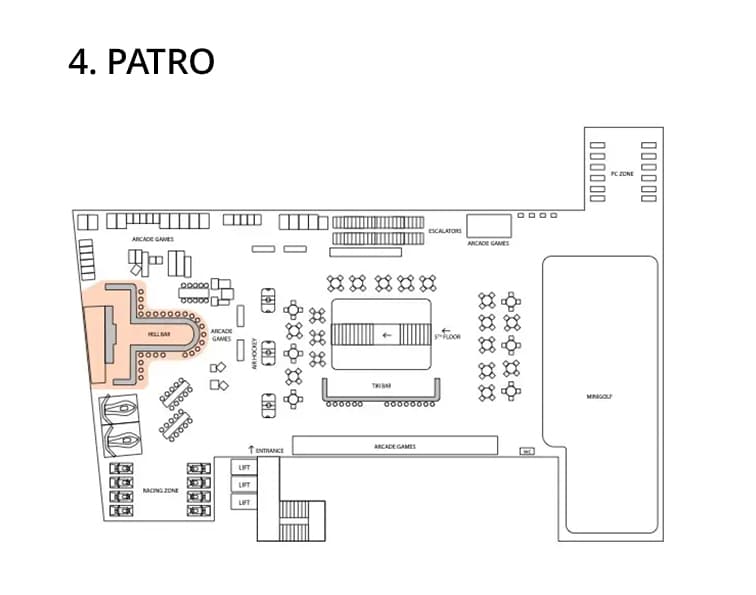 Mapa — Hell Bar