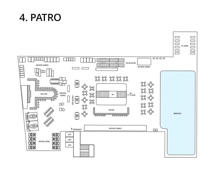 Mapa — Minigolf & posezení