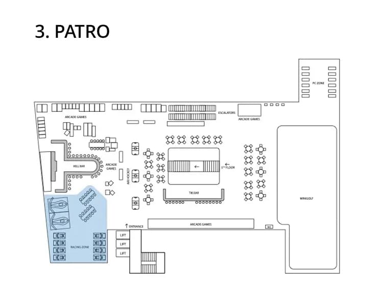 Mapa — Racing Zone