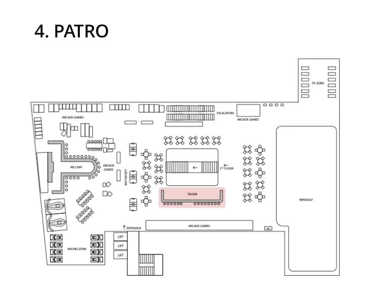 Mapa — Tiki Bar